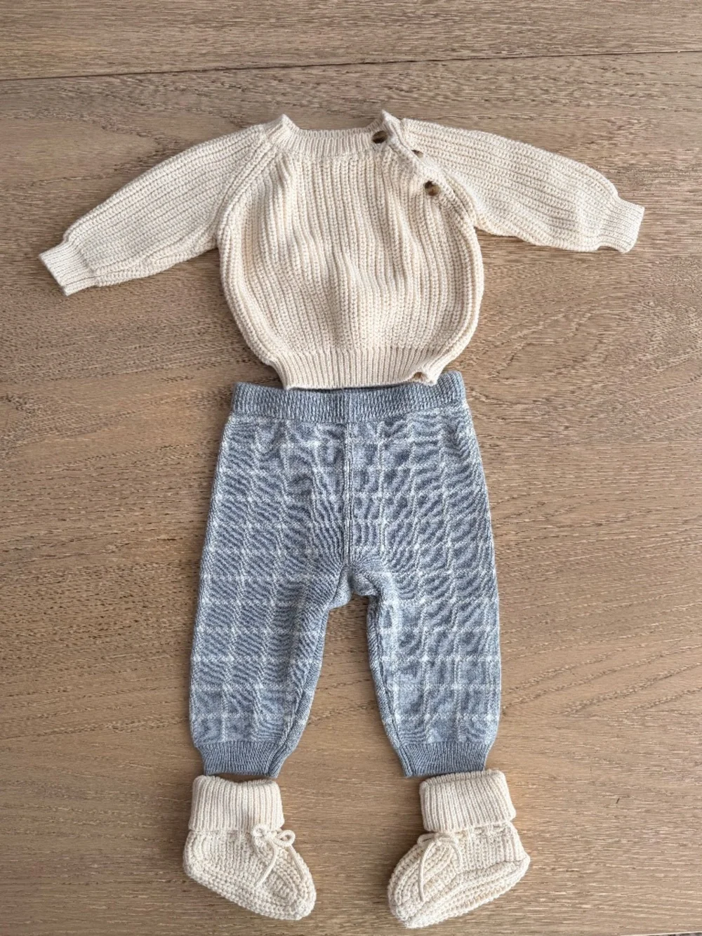 Hope & Henry Cable Sweater and Legging Set Baby 3-6 mo.